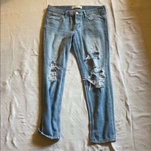 Abercrombie light washed jeans
